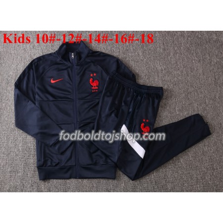 Frankrig 2020-2021 Børn Træningsjakke Dragt M003